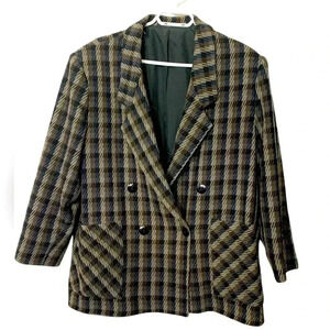 Vintage Sterling Stall  Sport 100% wool women’s blazer, size 14
